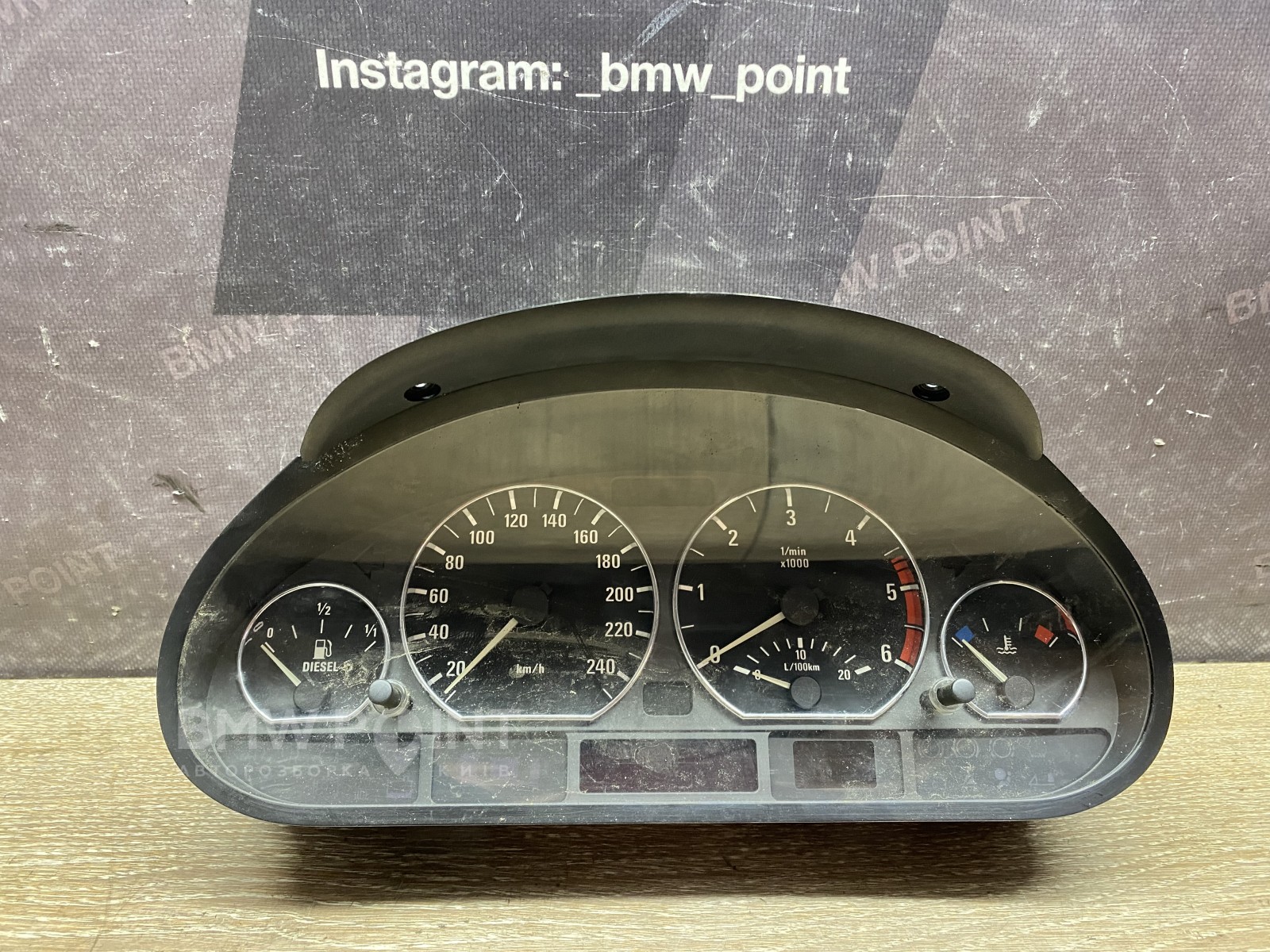 Панель приладів BMW E46 (АКПП) дизель Motometer 